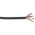 Câble électrique FLRYY 4x1,5 mm² noir/blanc/brun/jaune 50 m sur bobine